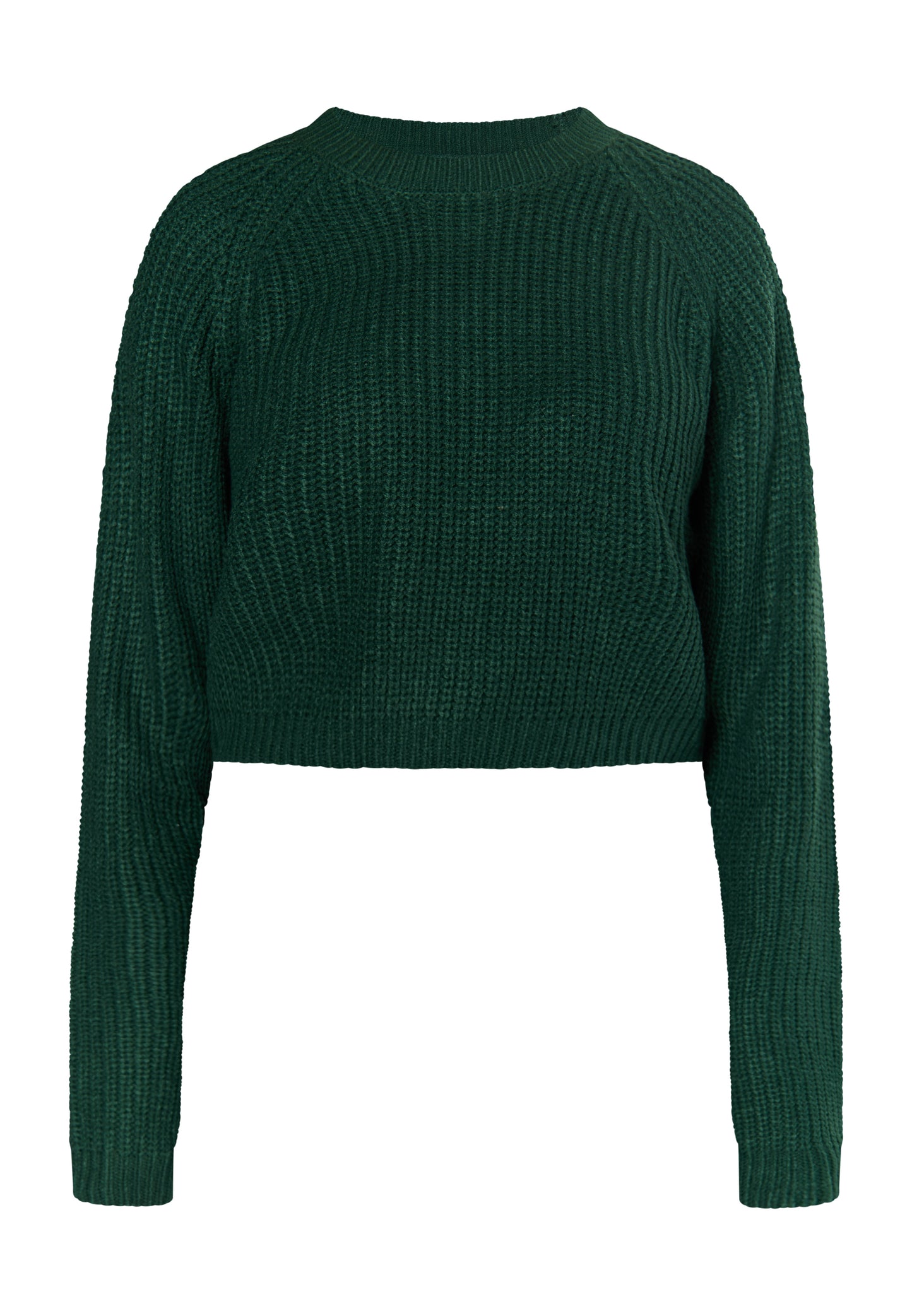 myMo Damen Strick Cropped Pullover