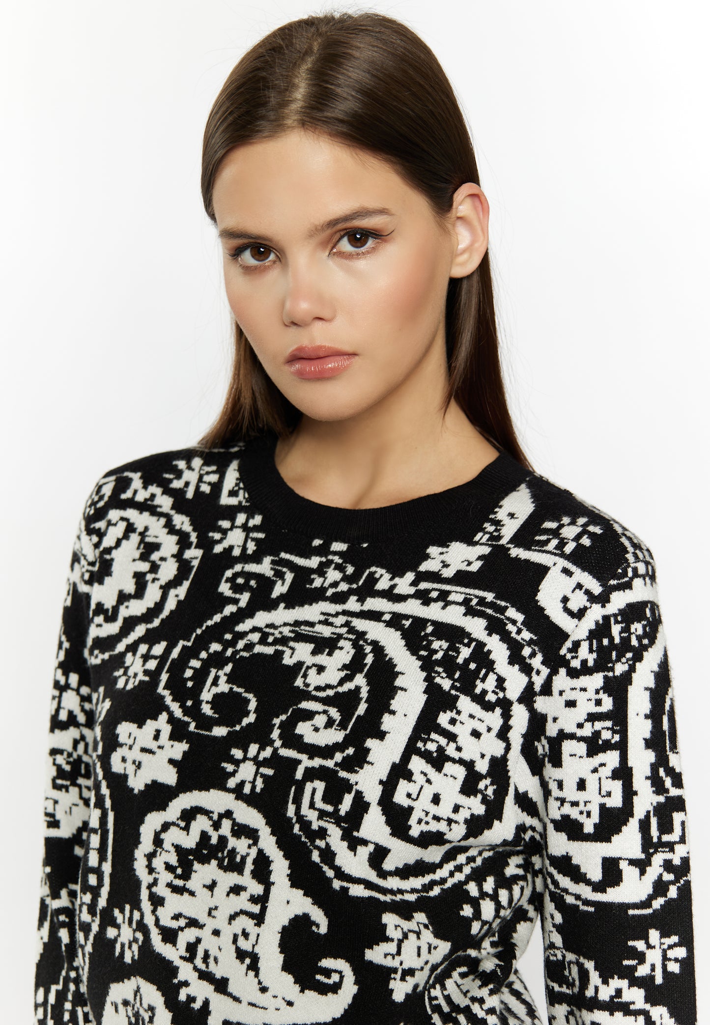 myMo ROCKS damski sweter dzianinowy