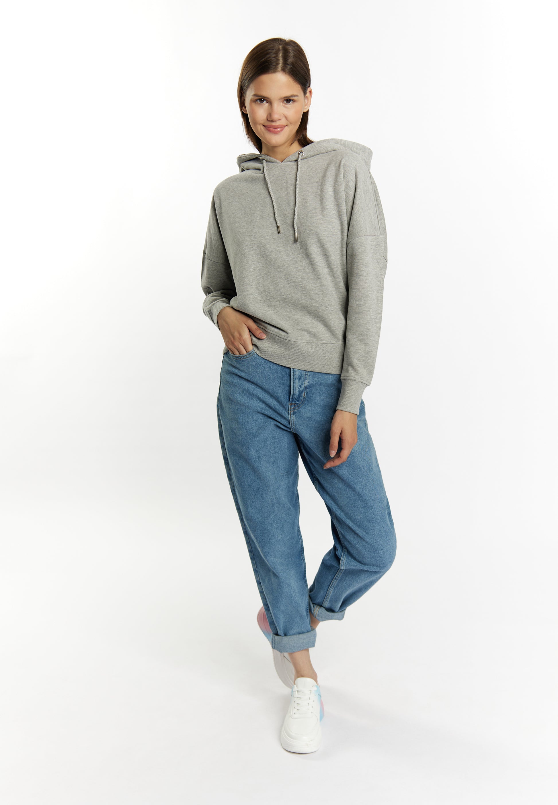 myMo Damen Kapuzenpullover