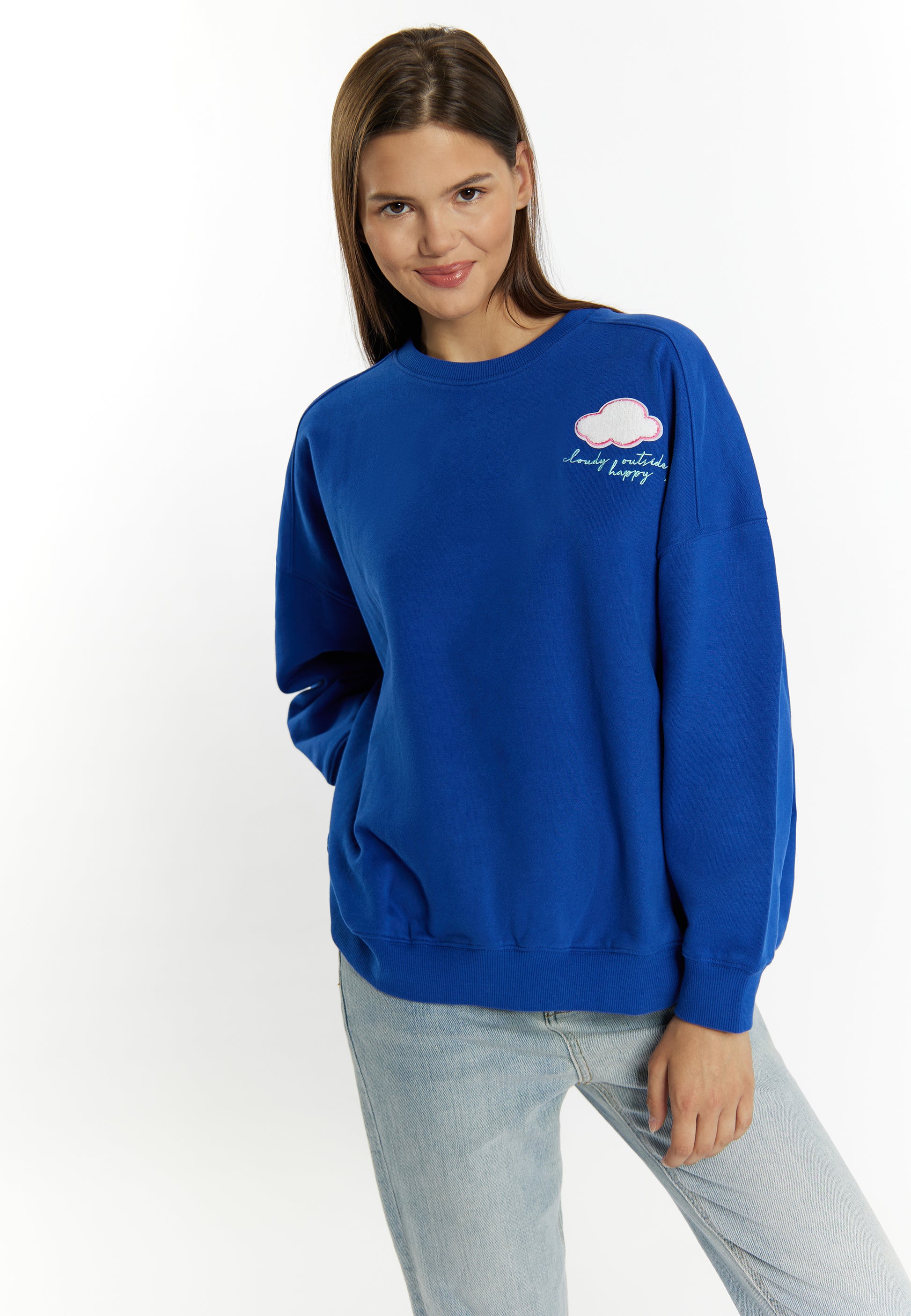 myMo Women's Sweatshirt With Appliqu?©