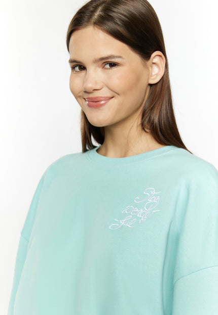 myMo Damen Cropped Sweatshirt