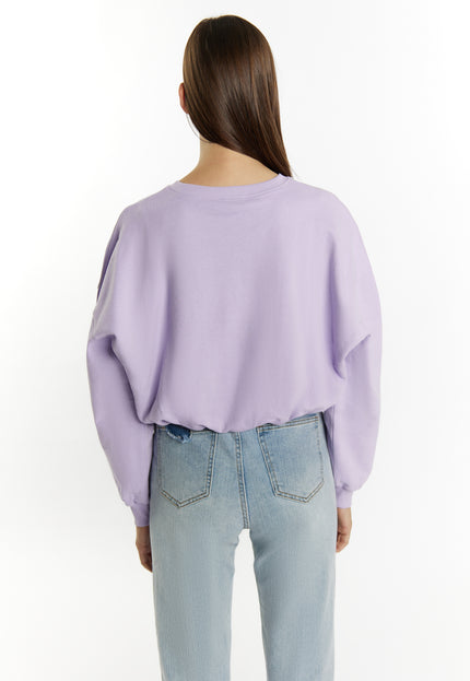 myMo Damen Cropped Sweatshirt