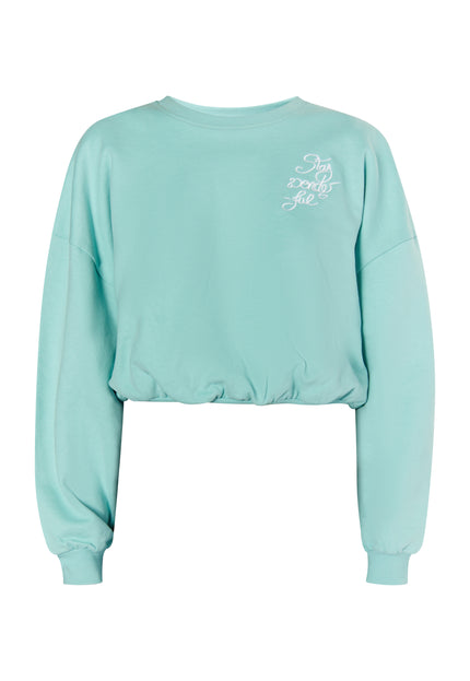 myMo Damen Cropped Sweatshirt