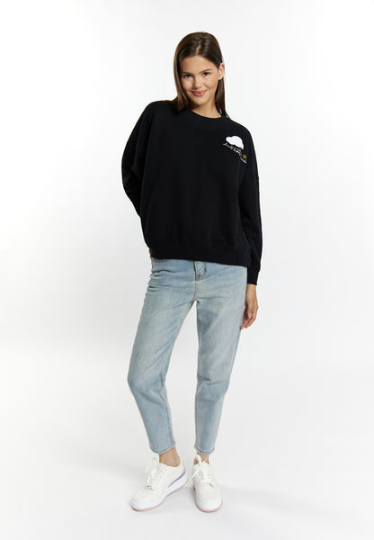 myMo Women's Sweatshirt With Appliqu?©