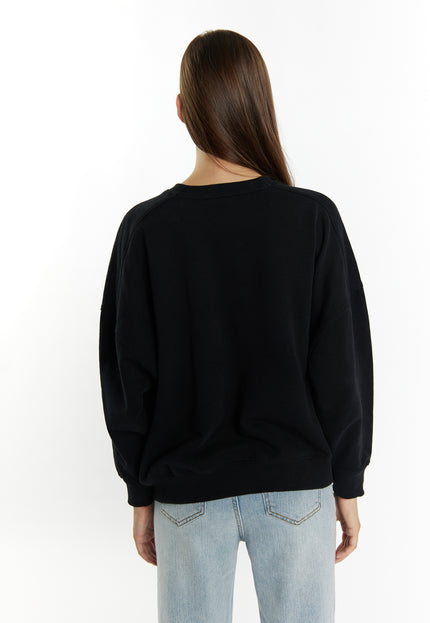myMo Damen Sweatshirt mit Applikation©