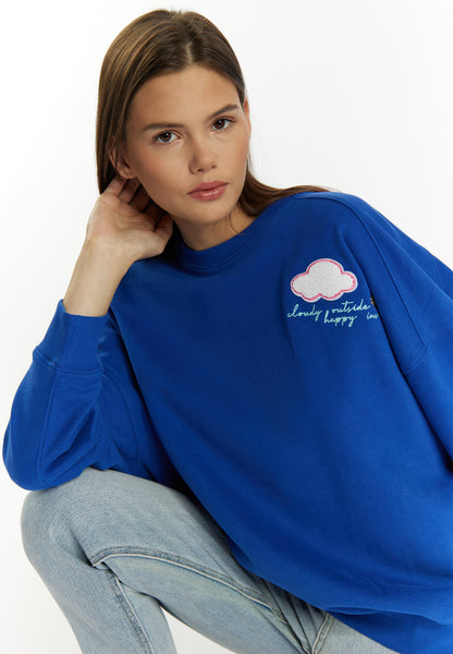 myMo Women's Sweatshirt With Appliqu?©