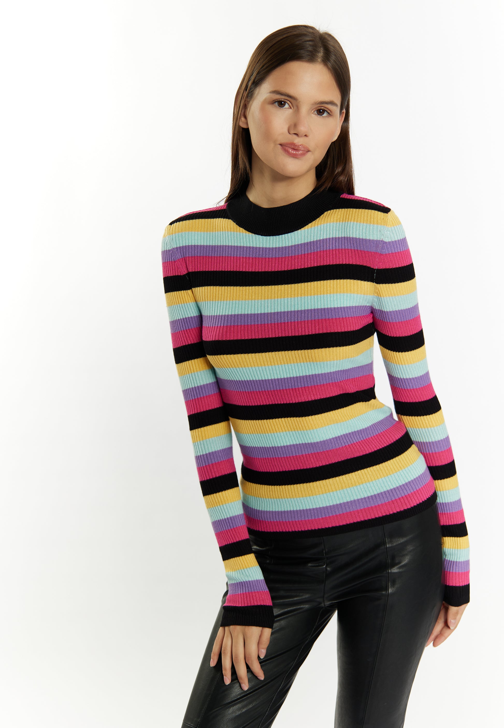 myMo Women's Rib Knit Sweater
