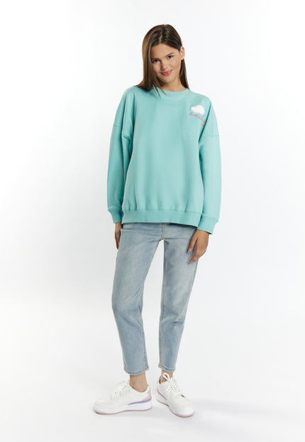 myMo Damen Sweatshirt mit Applikation©
