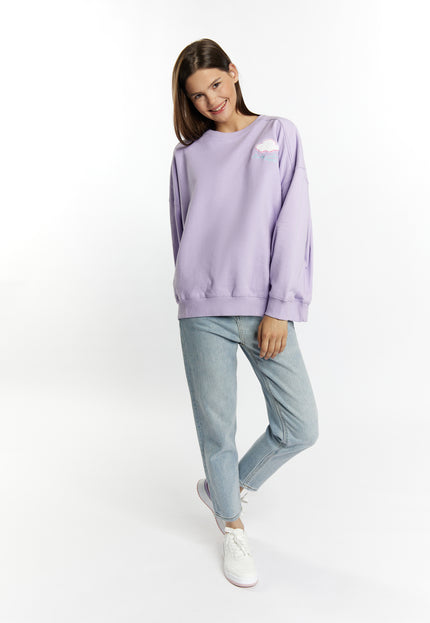 myMo Damen Sweatshirt mit Applikation©