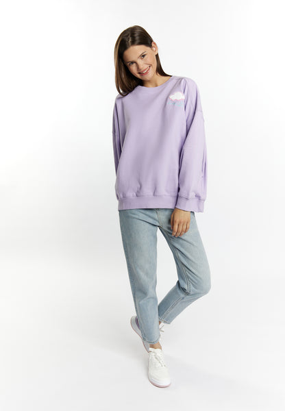 myMo Women's Sweatshirt With Appliqu?©