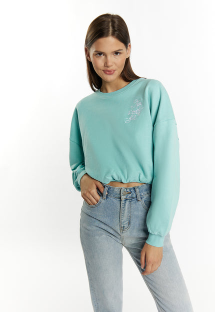 myMo Damen Cropped Sweatshirt