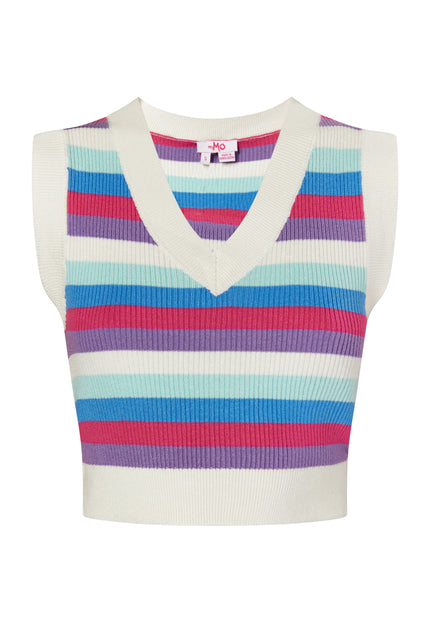 myMo Damski Sweter Bez Rękawów
