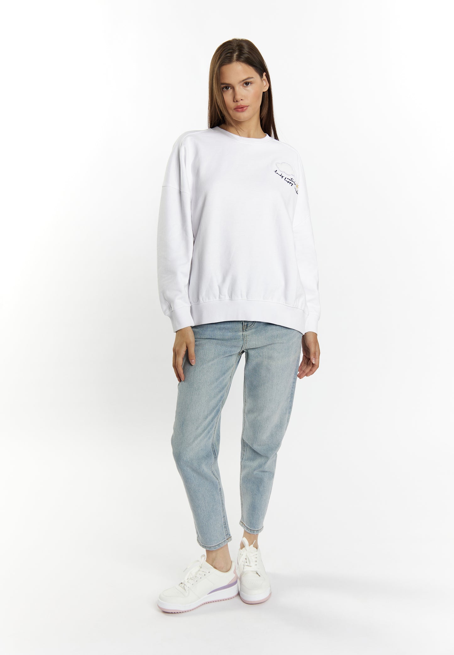 myMo Women's Sweatshirt With Appliqu?©