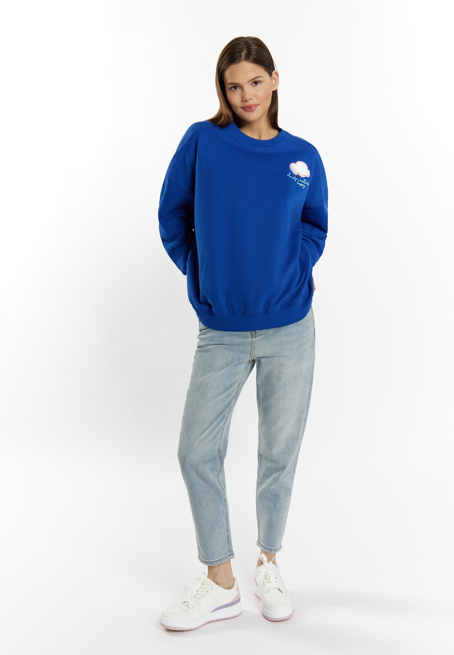 myMo Women's Sweatshirt With Appliqu?©