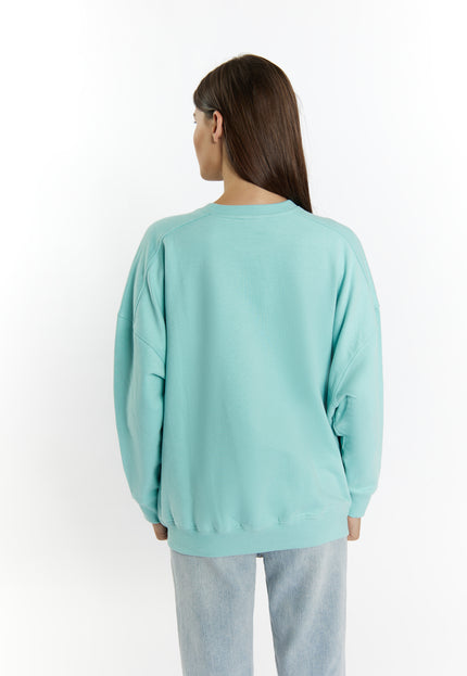 myMo Damen Sweatshirt mit Applikation©