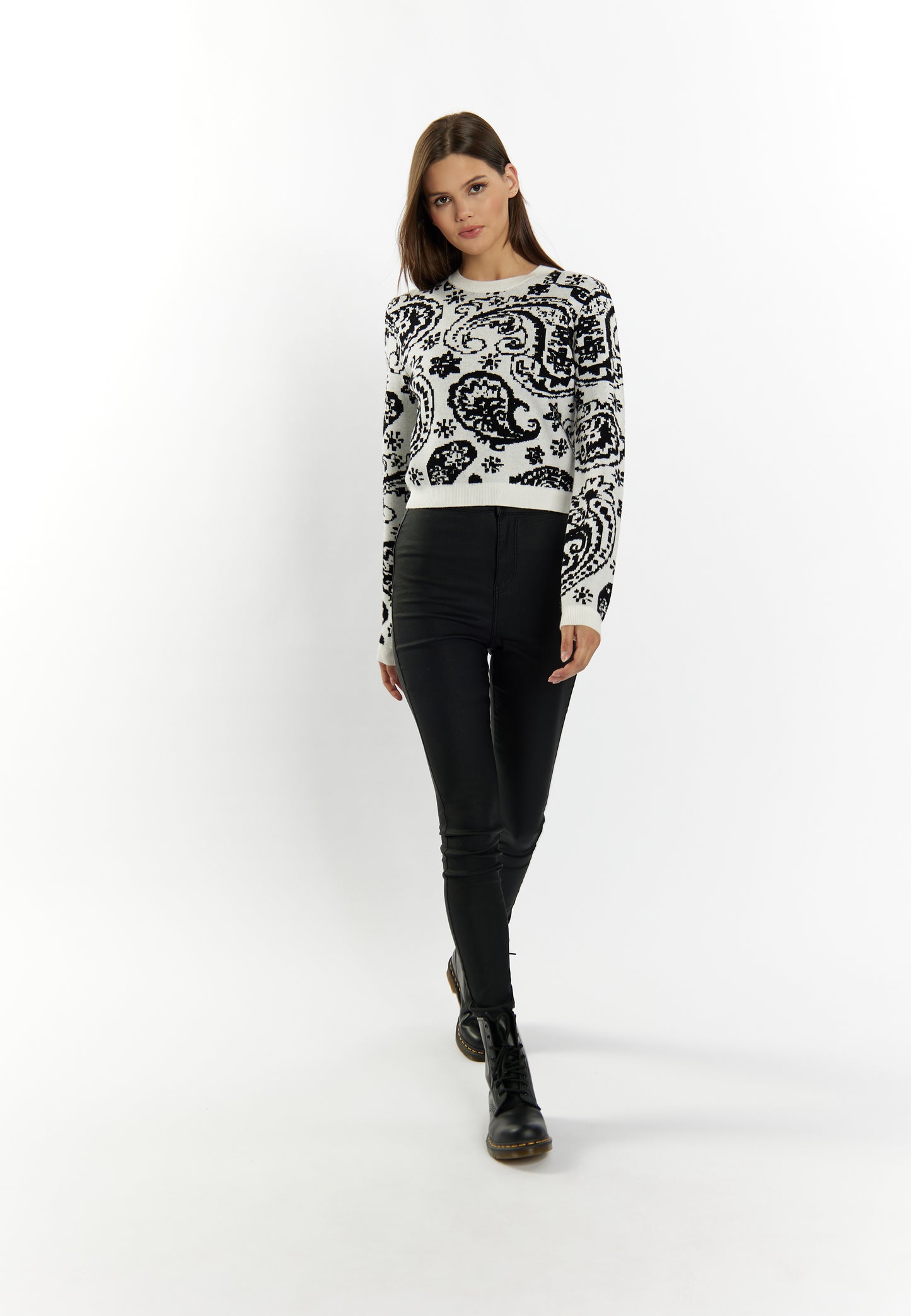 myMo ROCKS damski sweter dzianinowy