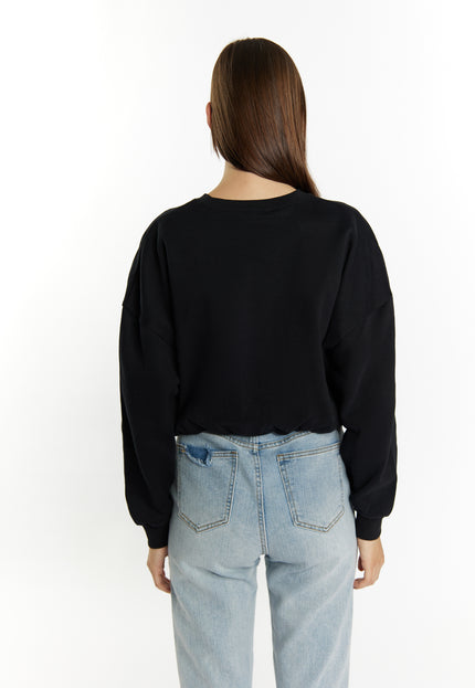 myMo Damen Cropped Sweatshirt