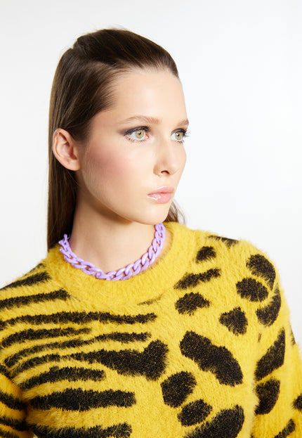 myMo ROCKS Damski Sweter Dzianinowy