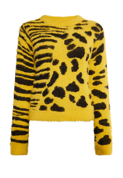 myMo ROCKS Damski Sweter Dzianinowy