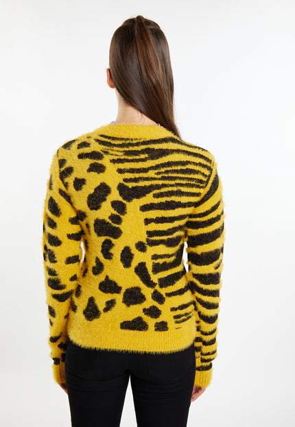 myMo ROCKS Damski Sweter Dzianinowy
