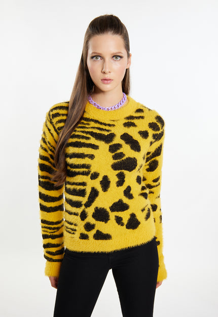 myMo ROCKS Damski Sweter Dzianinowy