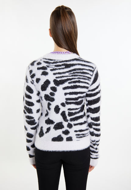 myMo ROCKS Damski Sweter Dzianinowy