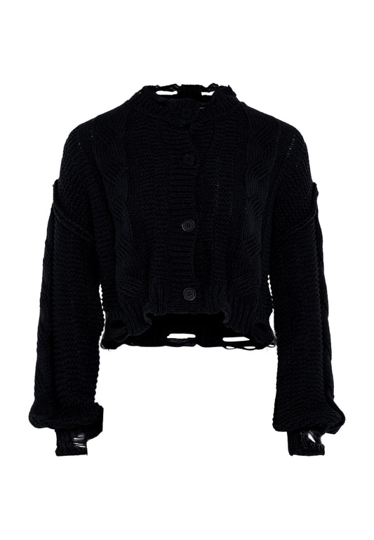 myMo Damen Strickjacke