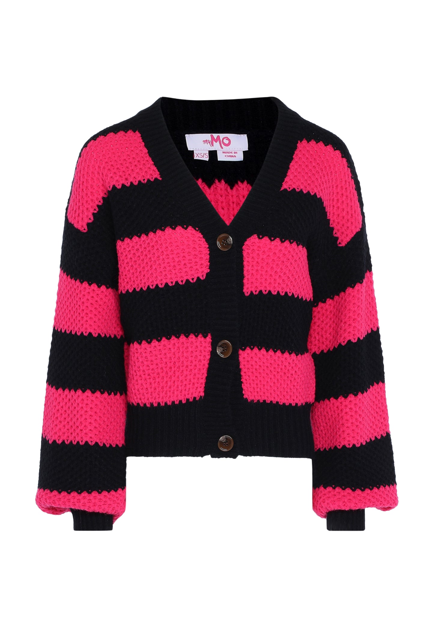 myMo Damen Strickjacke