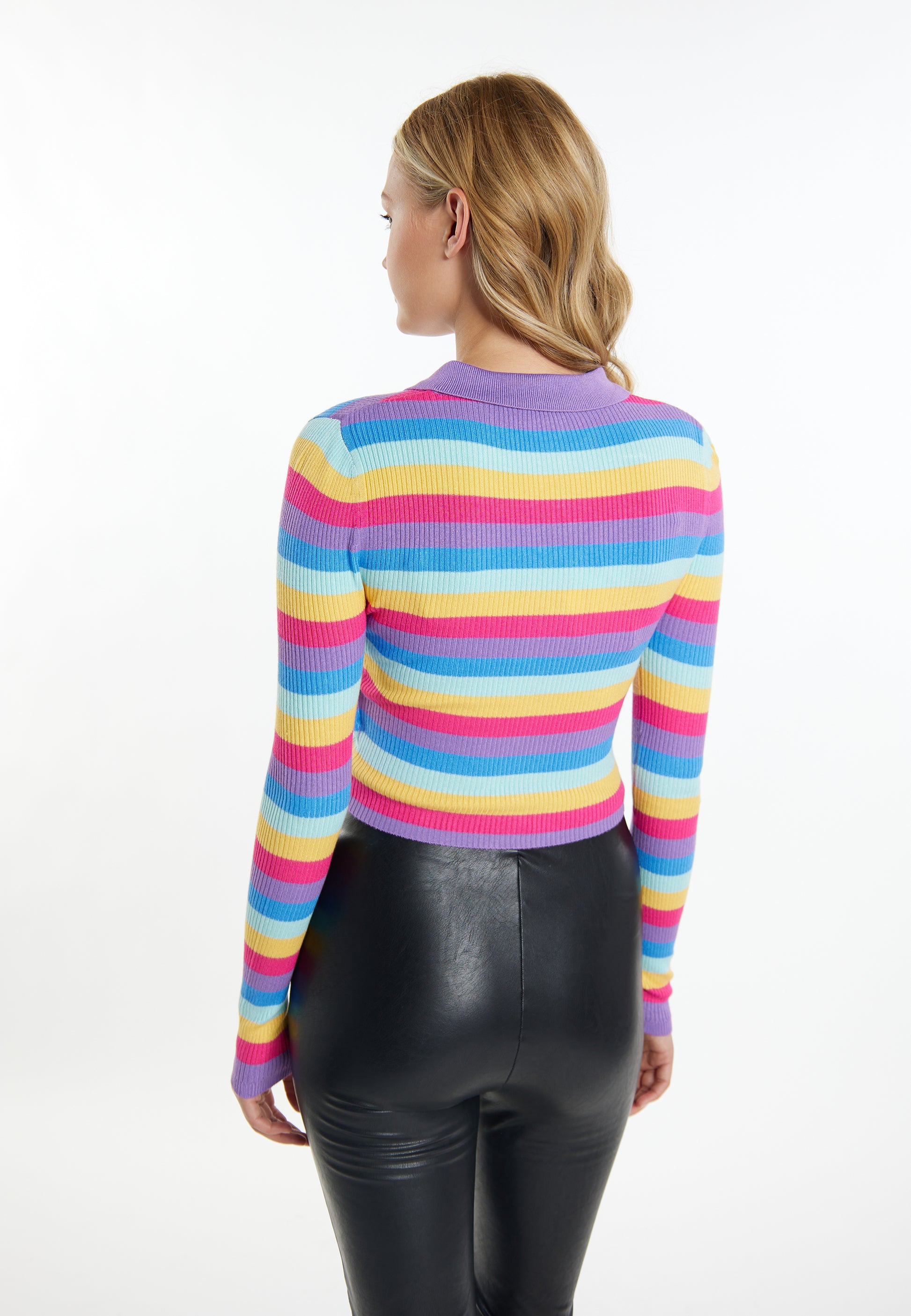 myMo Women's Cropped Cardigan