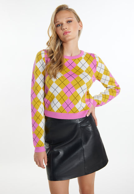 myMo ROCKS Damski Sweter Dzianinowy