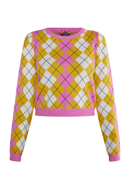 myMo ROCKS Damski Sweter Dzianinowy