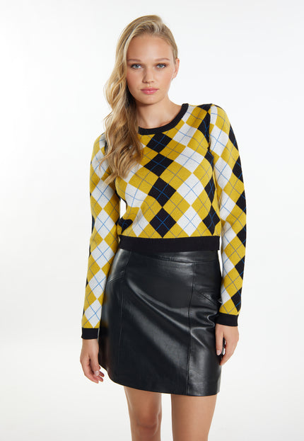 myMo ROCKS Damski Sweter Dzianinowy
