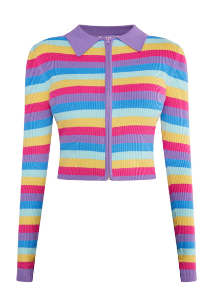 myMo Women's Cropped Cardigan