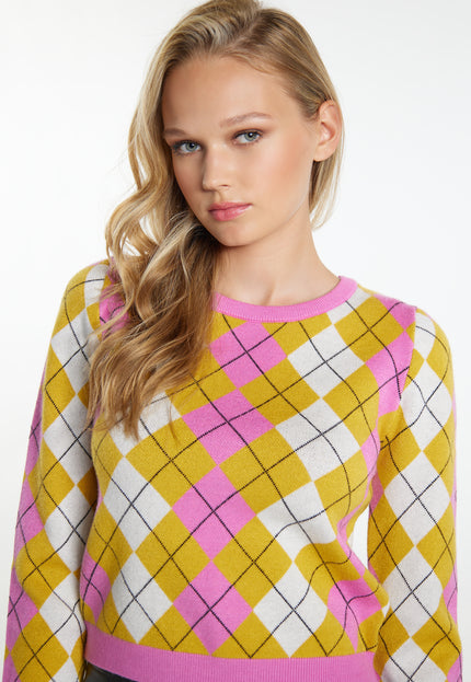 myMo ROCKS Damski Sweter Dzianinowy