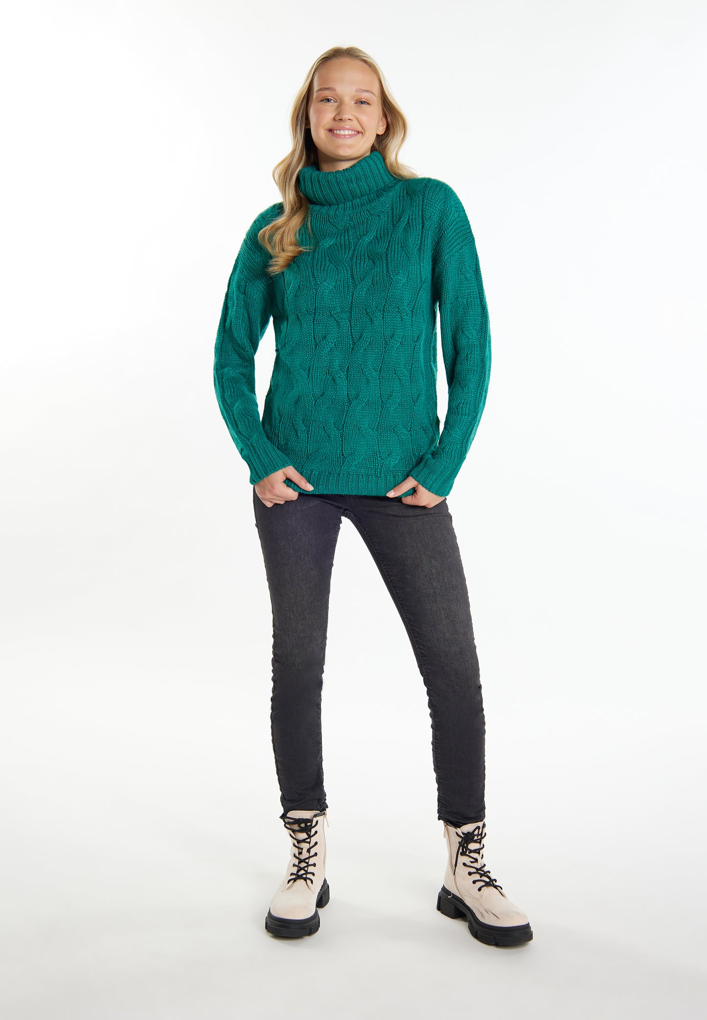 myMo Damen Strickpullover