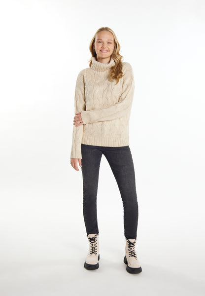 myMo Damen Strickpullover