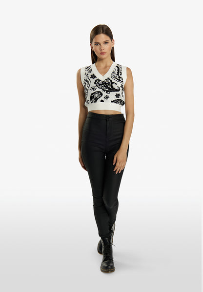 myMo ROCKS damski sweter bez rękawów