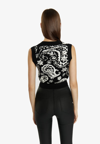 myMo ROCKS damski sweter bez rękawów