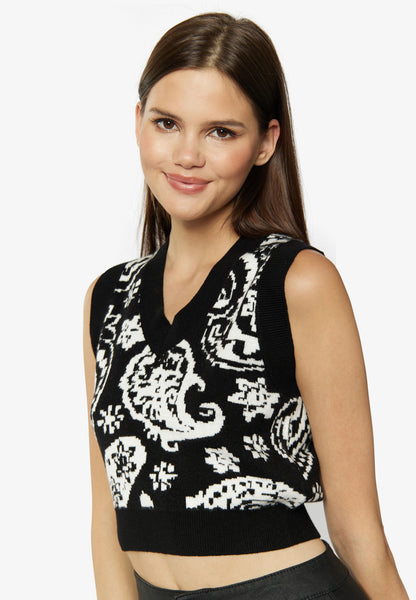 myMo ROCKS damski sweter bez rękawów