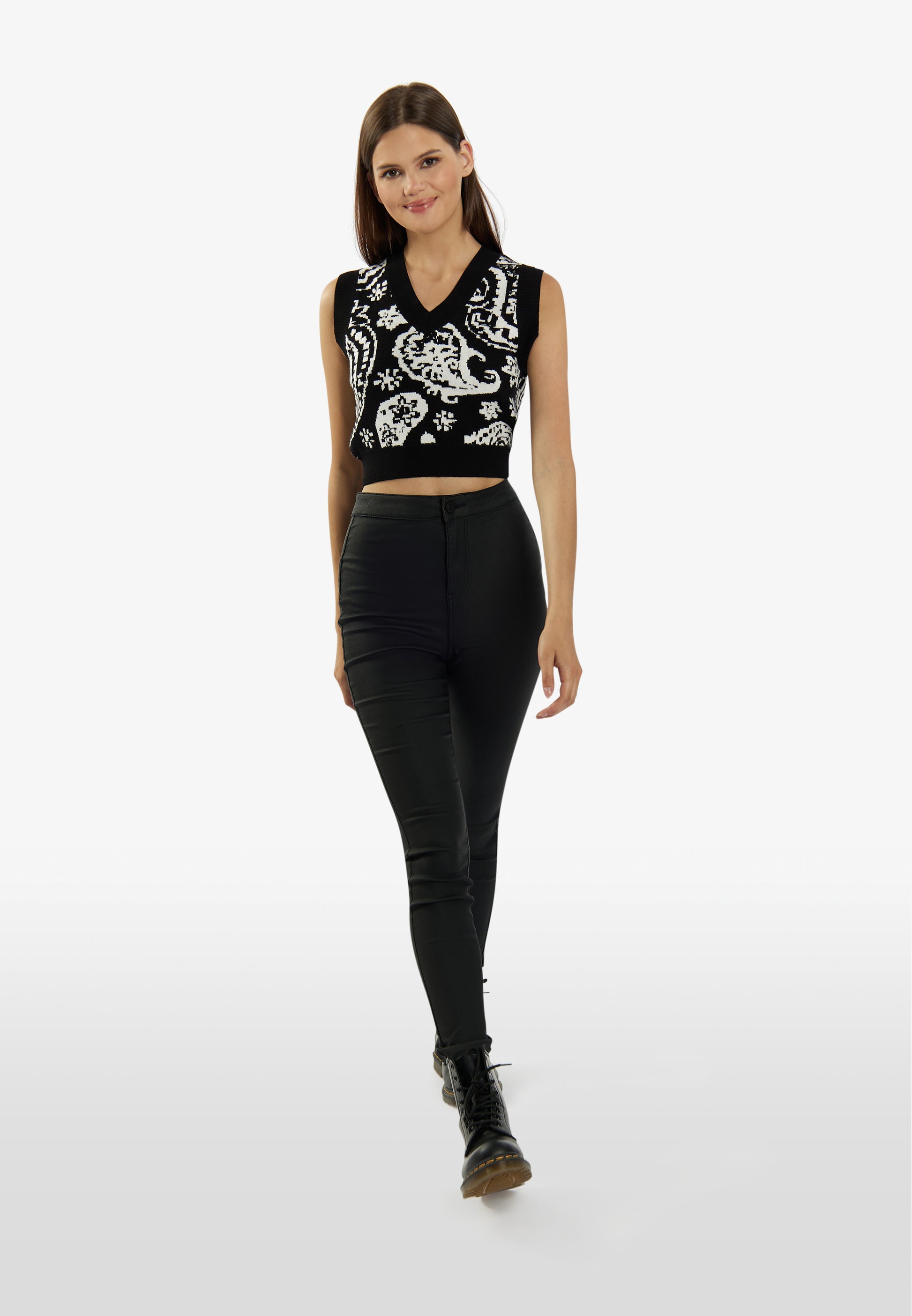 myMo ROCKS damski sweter bez rękawów