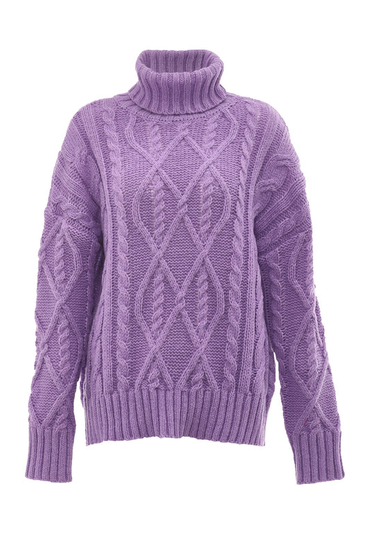 myMo Damen Rollkragenpullover