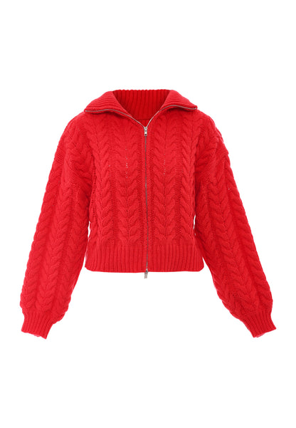 myMo Damen Strickjacke