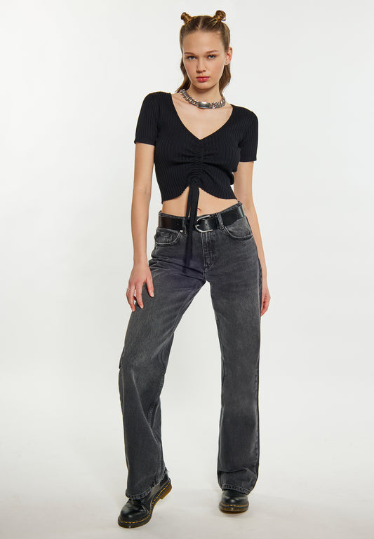 myMo ROCKS Damen Crop Top