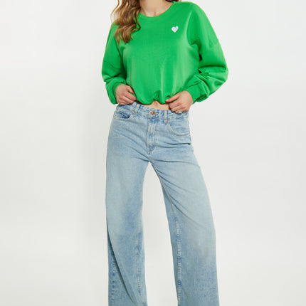 Collection image for: damska krótka bluza dresowa