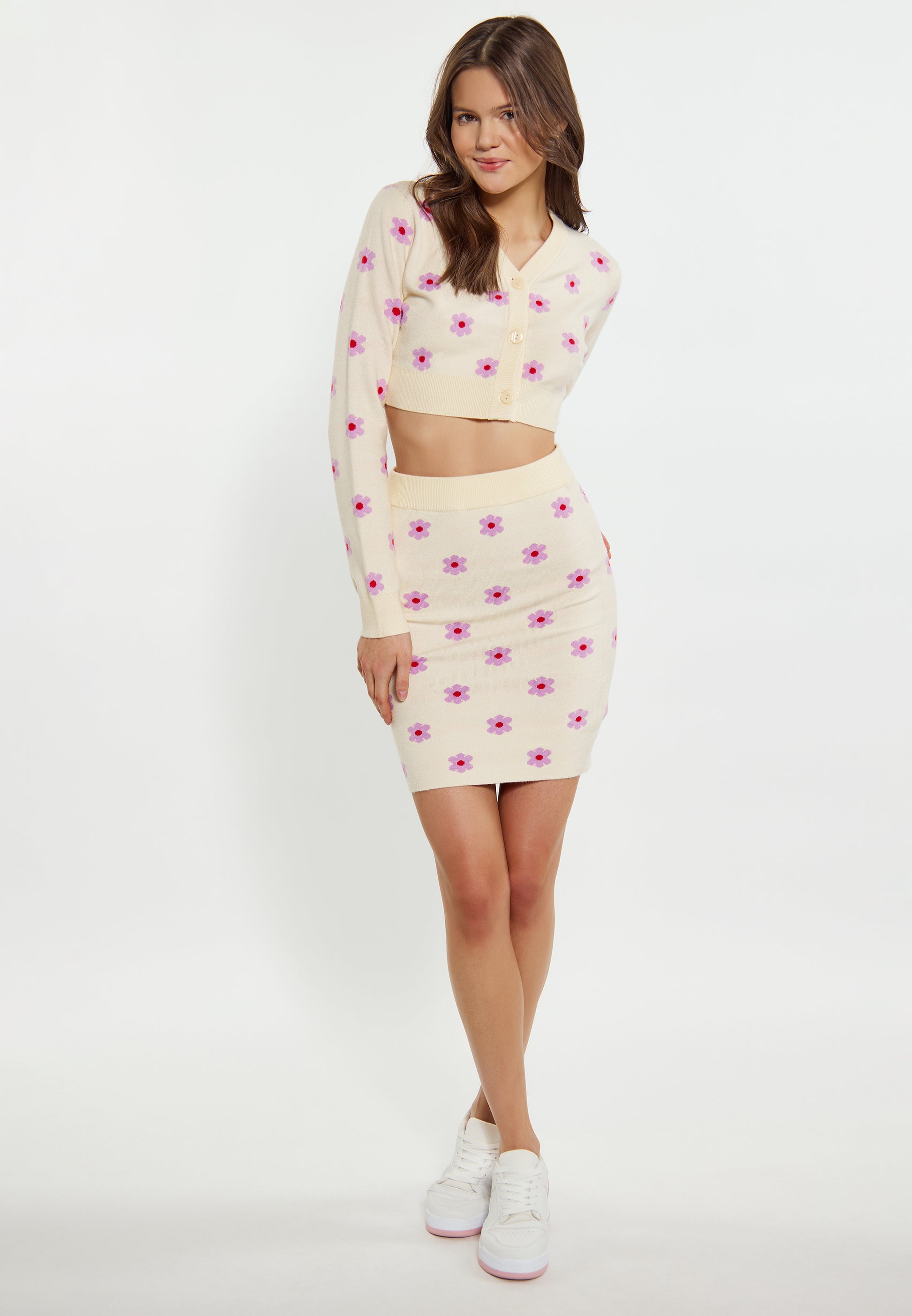 myMo Damen Strickjacke