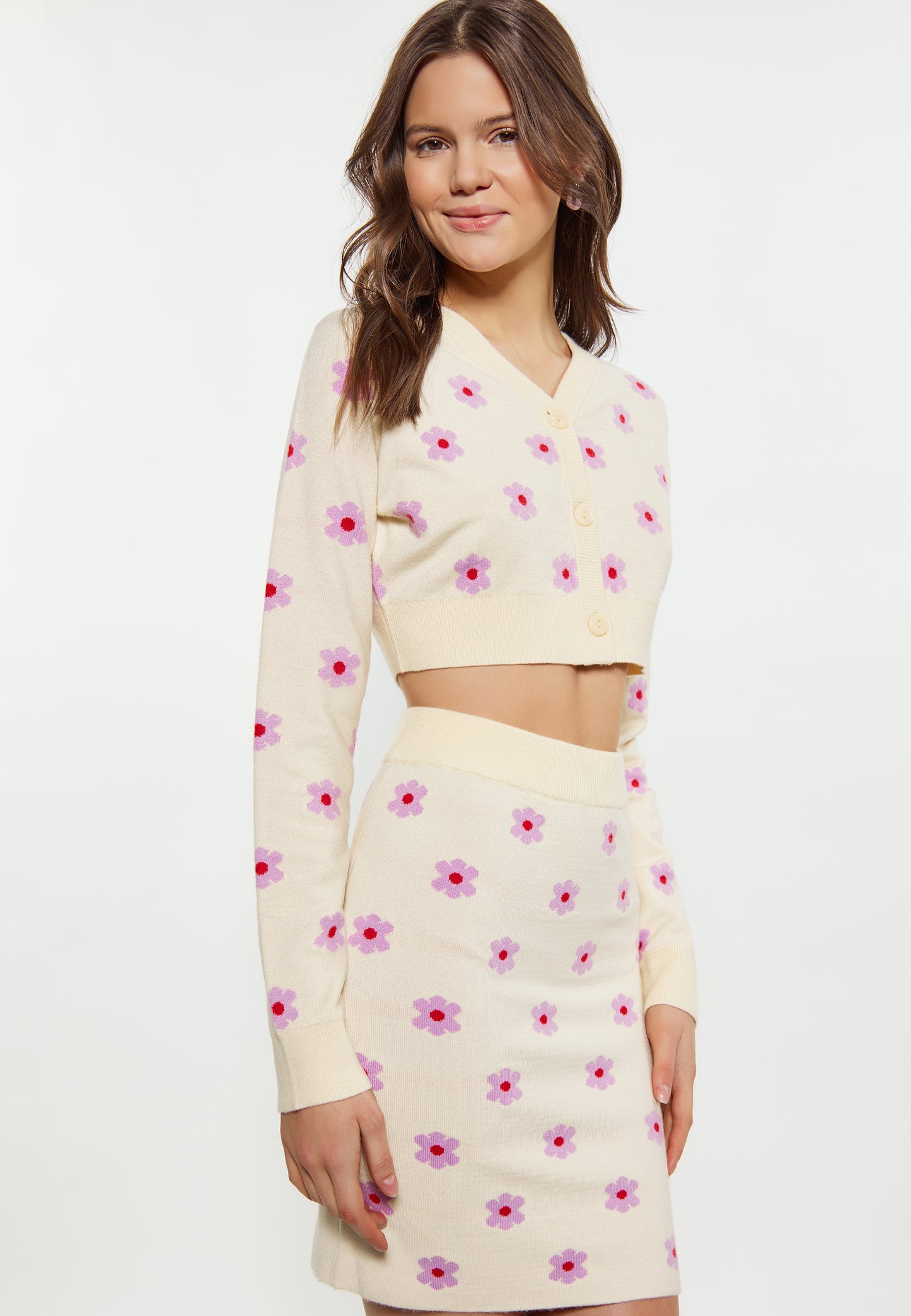 myMo Damen Strickjacke