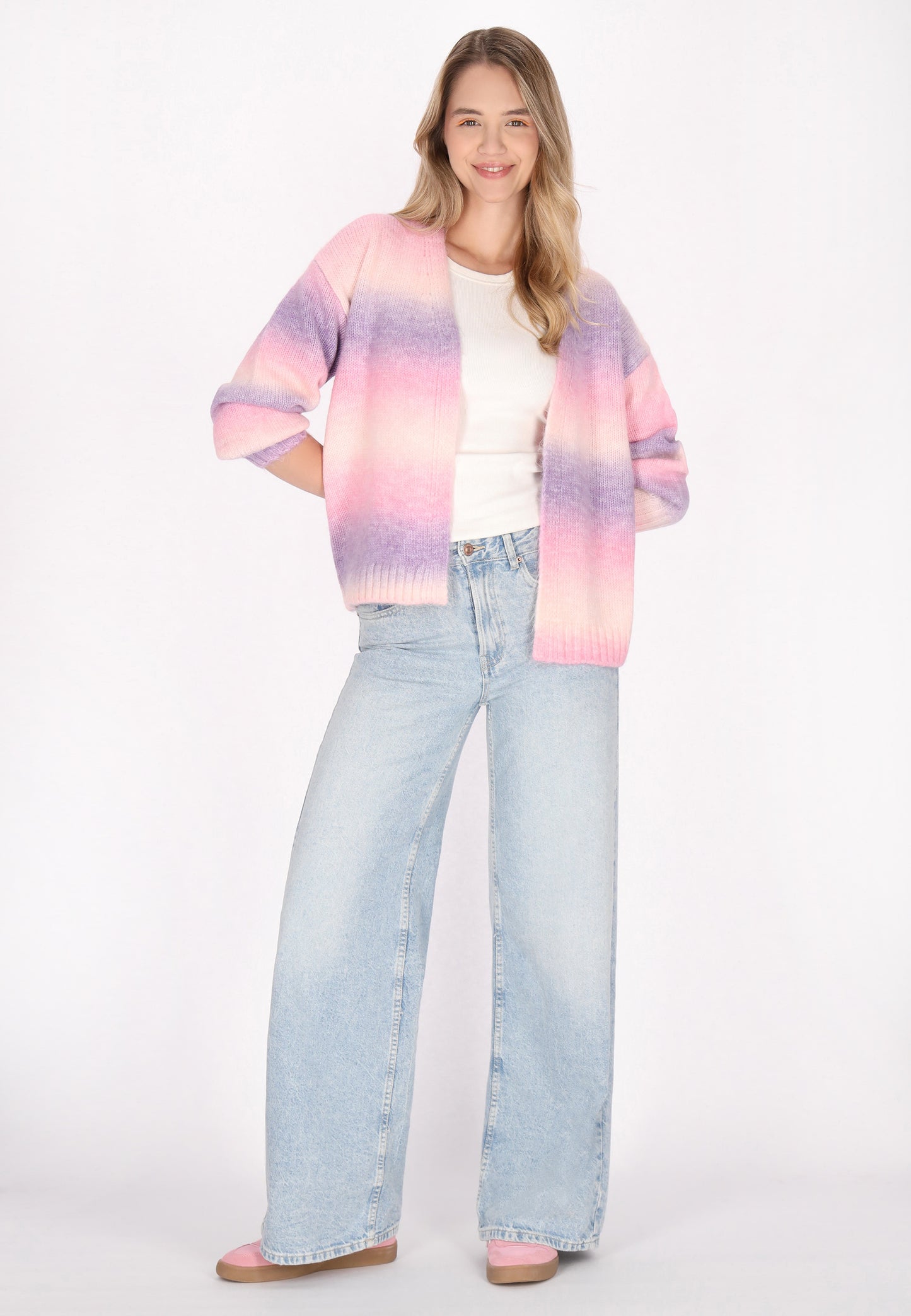 myMo Damen Strickjacke