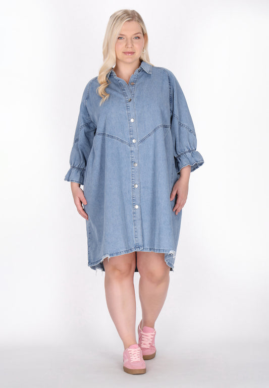 myMo Damen Plus Size Kleid