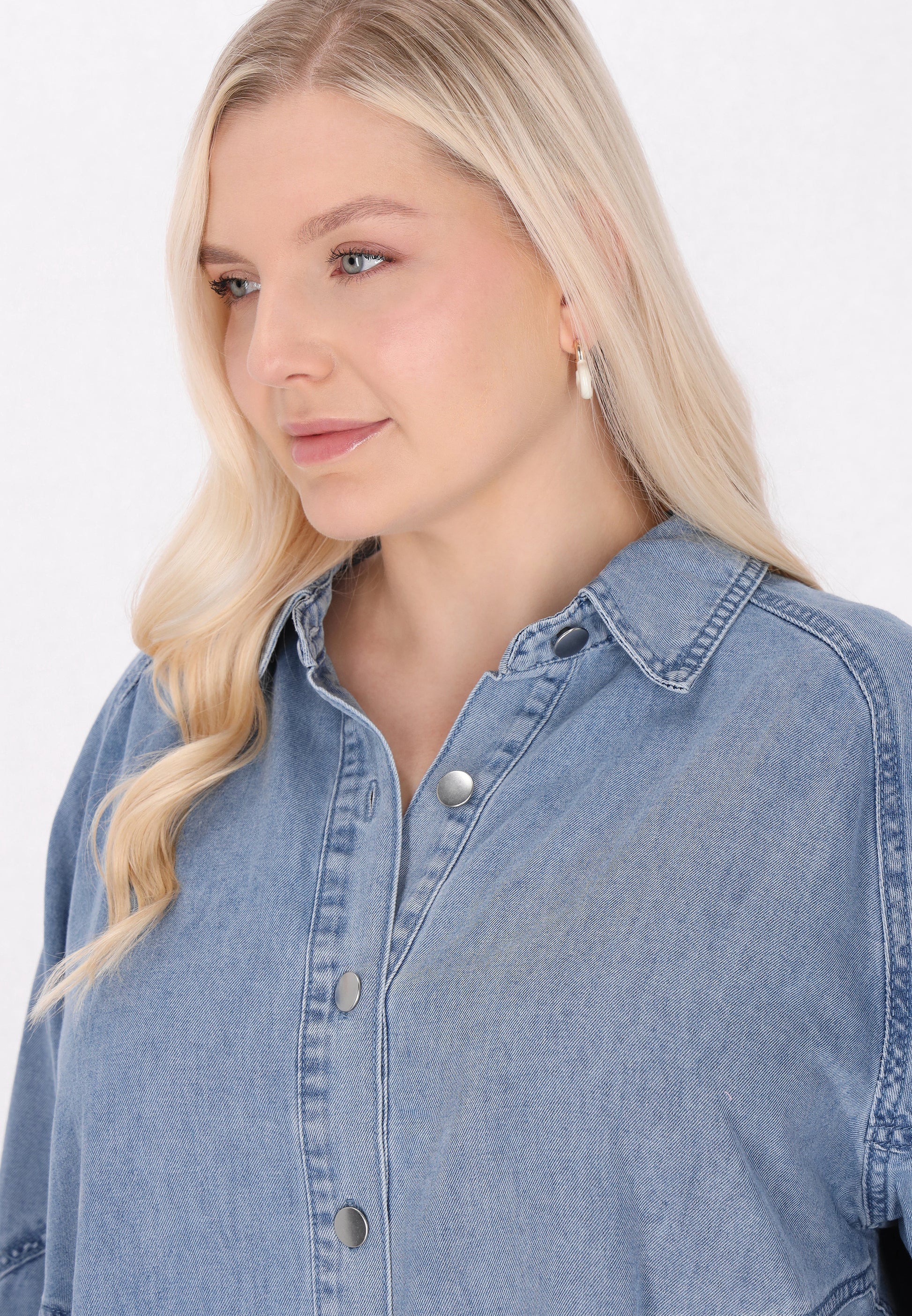 myMo Damen Plus Size Kleid