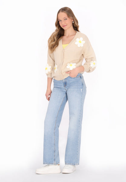 myMo Damen Strickjacke